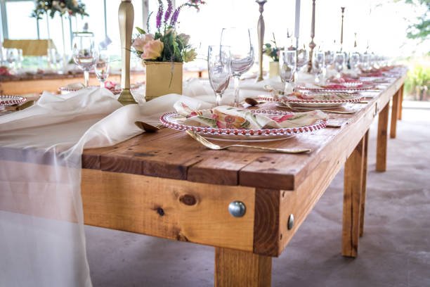 Decorazioni tavola country