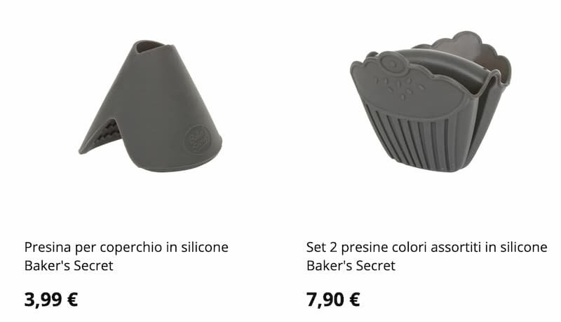 utensili da cucina in silicone