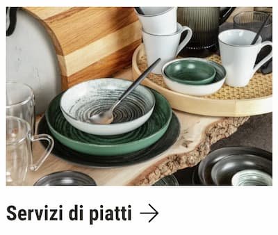 Materiali piatti cucina da Lusini

