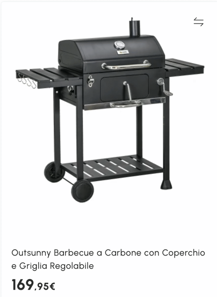 griglia barbecue da giardino