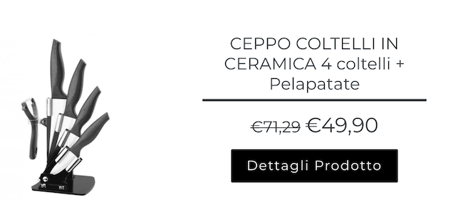 Offerta set coltelli in ceramica coltelli ceramica