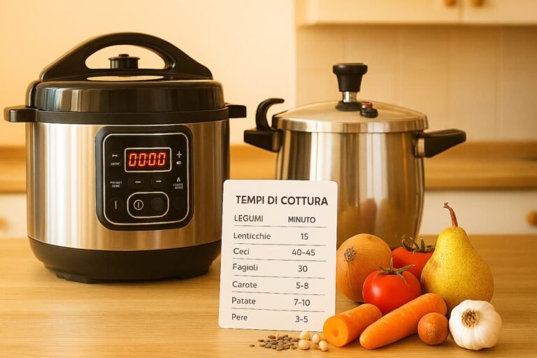 Tempi Cottura Pentola a Pressione_Tabella Completa