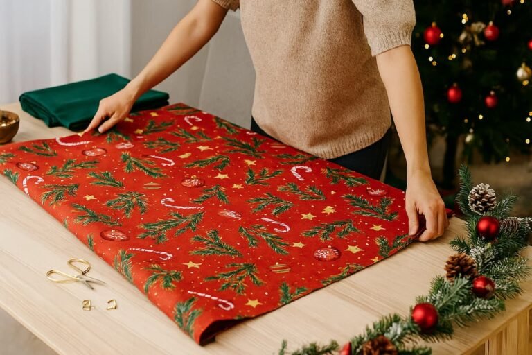 Tovaglia di Natale fai da te guida pratica