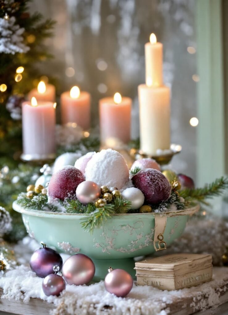 idee tavola Natale in stile glamour