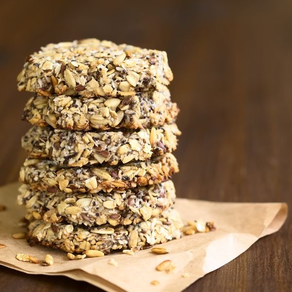 Biscotti Di Zucca, Chia, Sesamo E Mandorle