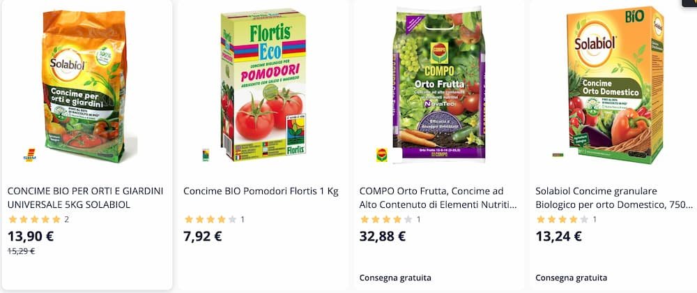 concime biologico