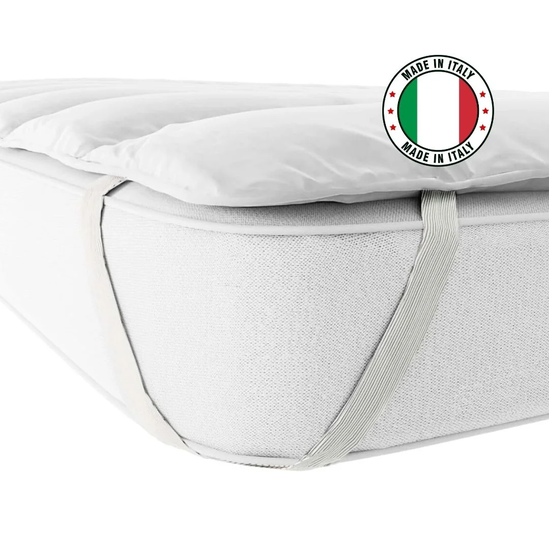 Topper Letto Matrimoniale Effetto Piuma Made in Italy