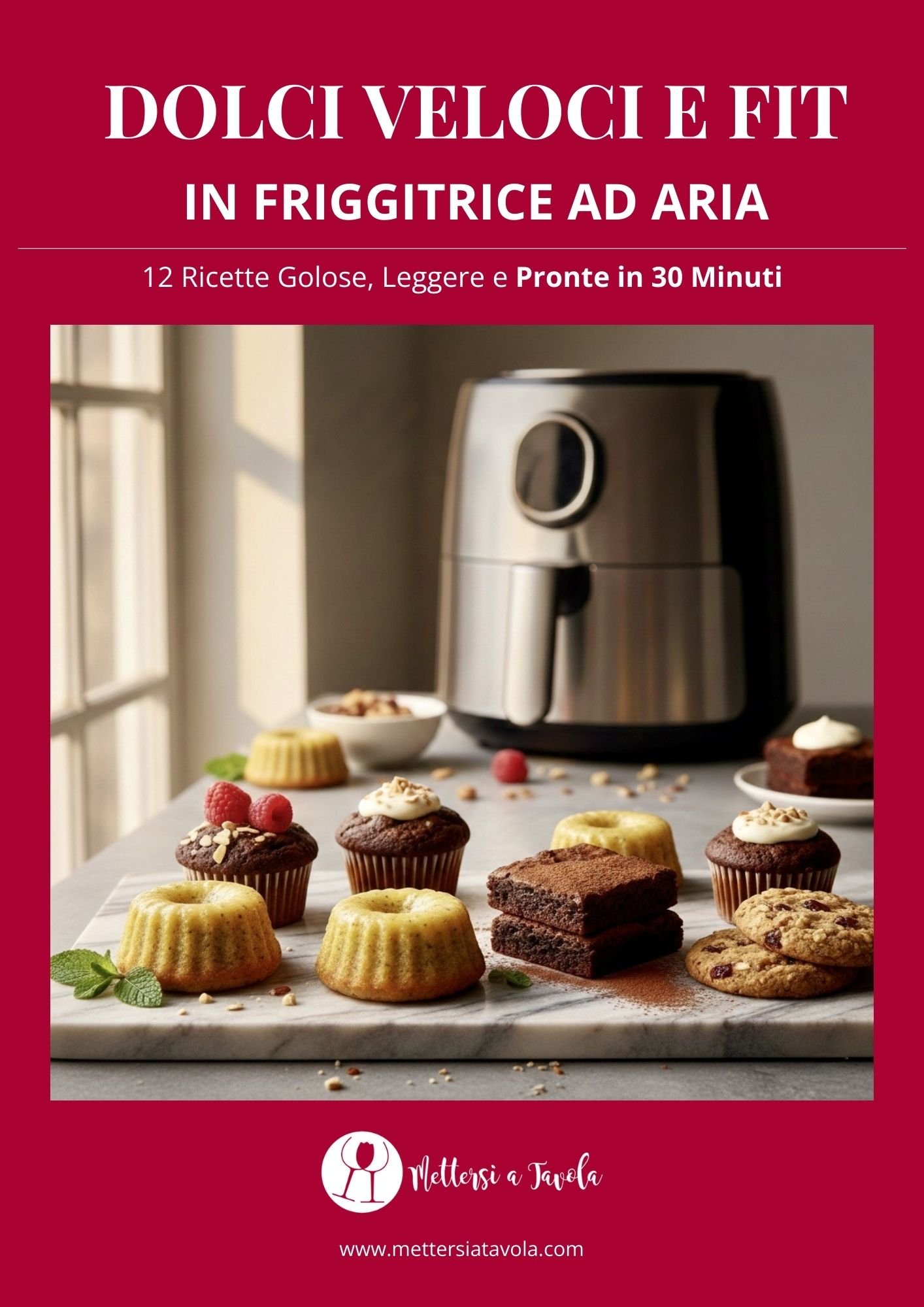 E-book dolci in friggitrice ad aria - 12 ricette fit e veloci
