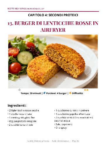 ricettario piatti vegani facili